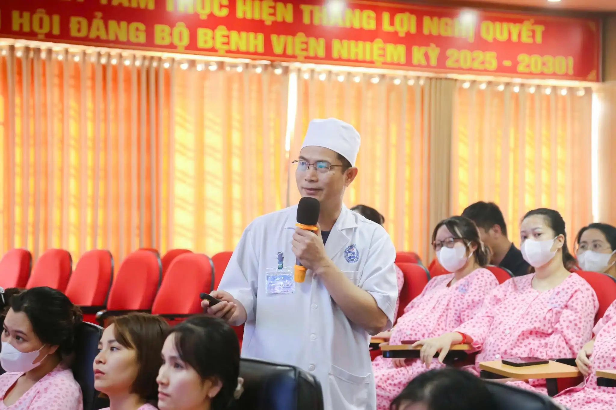 Th.BS. Tô Văn An - Trưởng khoa Sản bệnh Bệnh viện Sản Nhi Vĩnh Phúc chia sẻ về chủ đề Dọa đẻ non. 