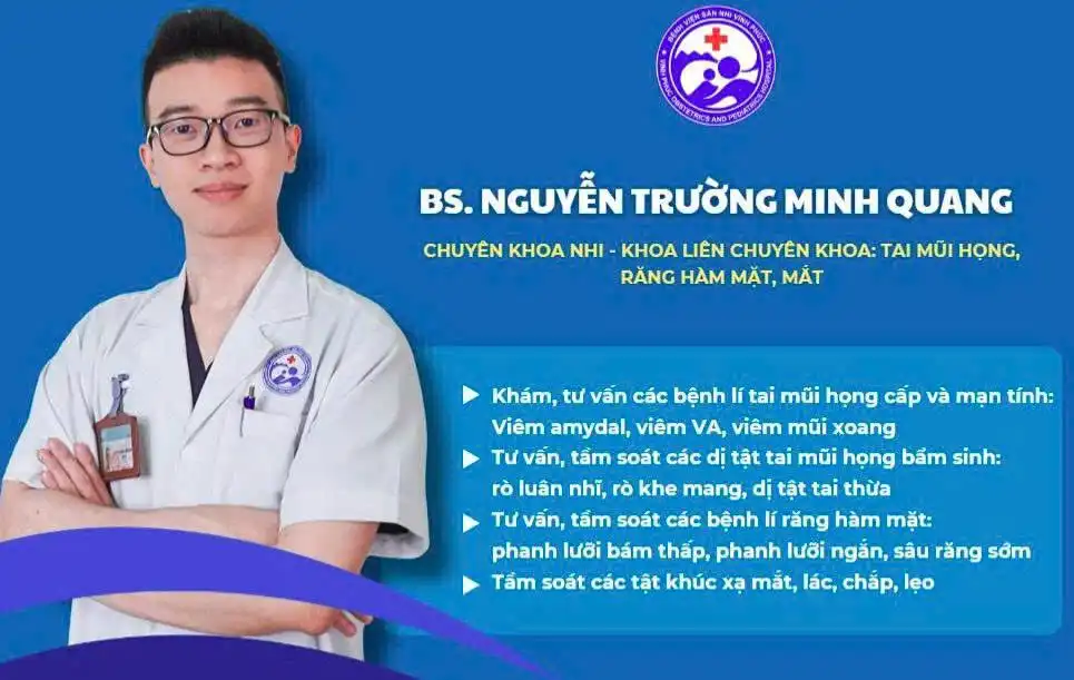 BS. Nguyễn Trường Minh Quang - Khoa Liên chuyên khoa
