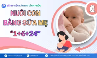 Nền tảng sức khỏe cho trẻ với công thức vàng “1 + 6 + 24”