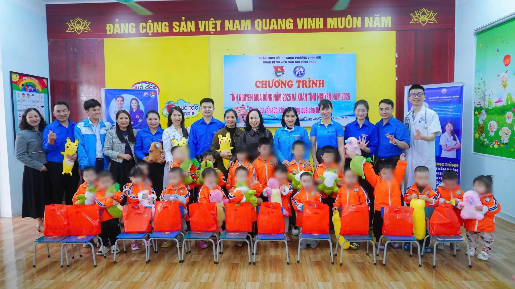 Đoàn thanh niên Bệnh viện Sản Nhi Vĩnh Phúc, Đoàn Phường Vĩnh Yên, Trường mầm non Hội Hợp