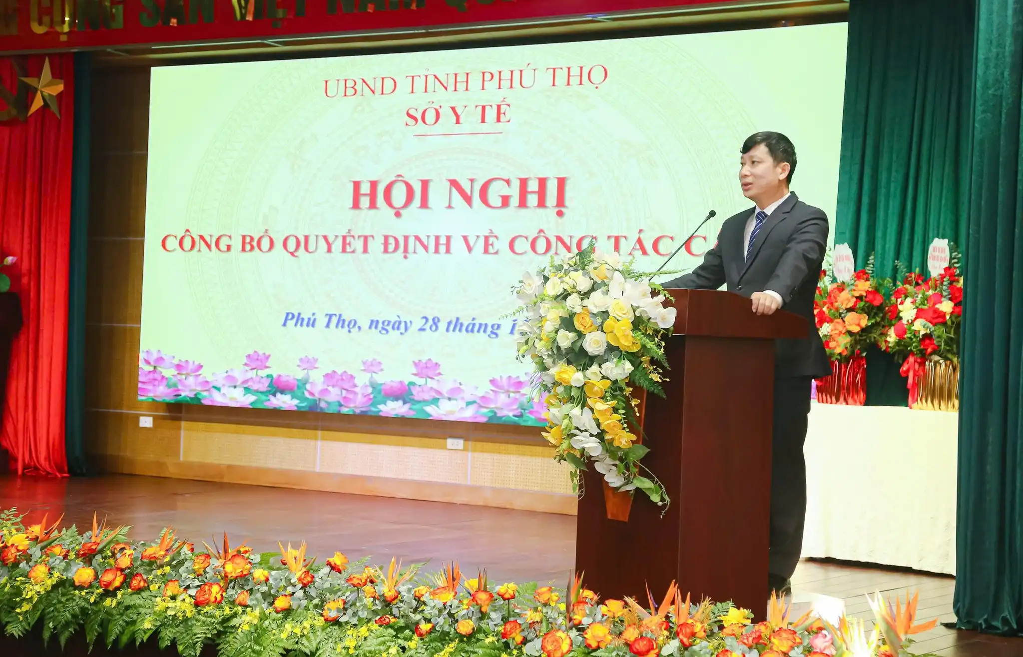 Đồng chí Đặng Văn Hải - Phó Giám đốc Sở y tế tỉnh Phú Thọ