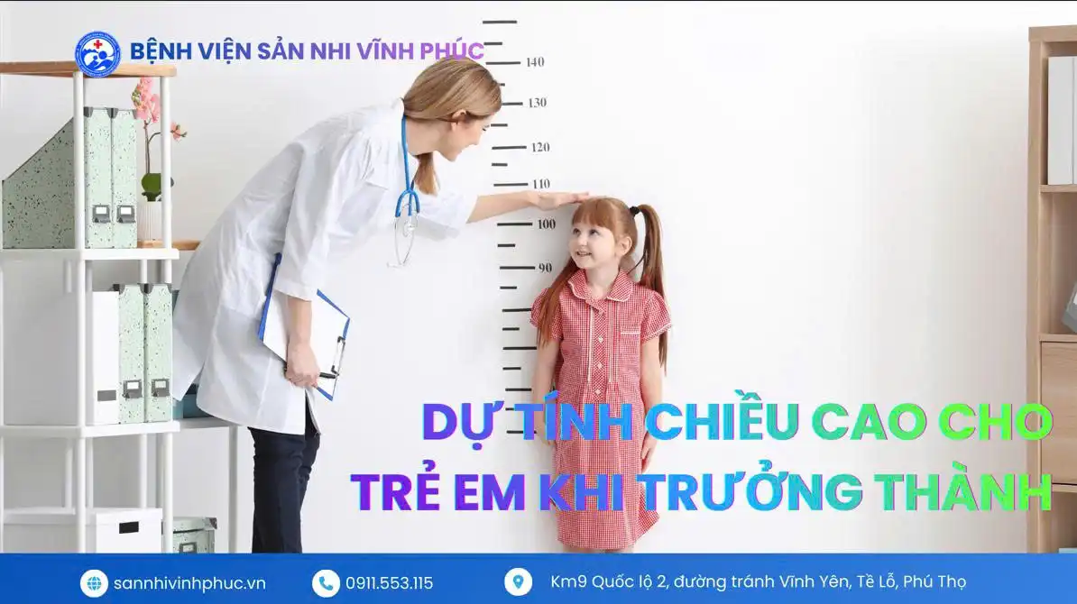 Dự tính chiều cao của trẻ khi trưởng thành
