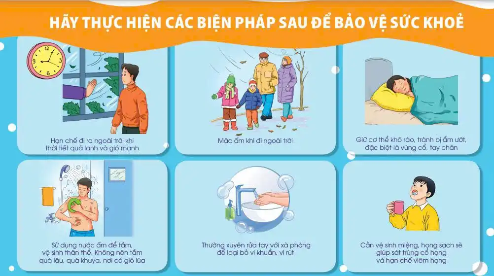 Các biện pháp dự phòng bảo vệ sức khỏe trong mùa lạnh 