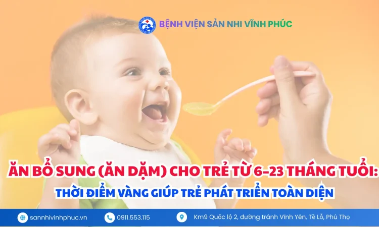 Ăn bổ sung (Ăn dặm) cho trẻ từ 6 đến 23 tháng tuổi: Thời điểm vàng giúp trẻ phát triển toàn diện