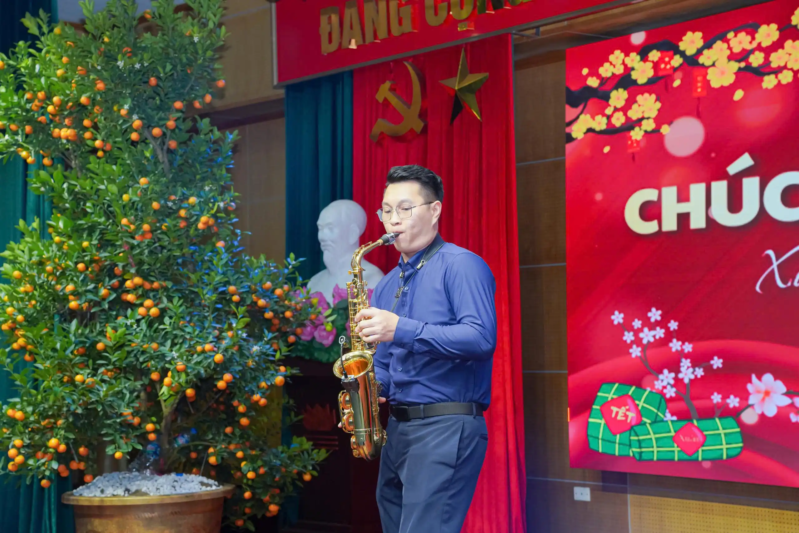 Xuân Bính Ngọ 2026 - Lan tỏa yêu thương tại Bệnh viện Sản Nhi Vĩnh Phúc 4 Văn nghệ chào mừng