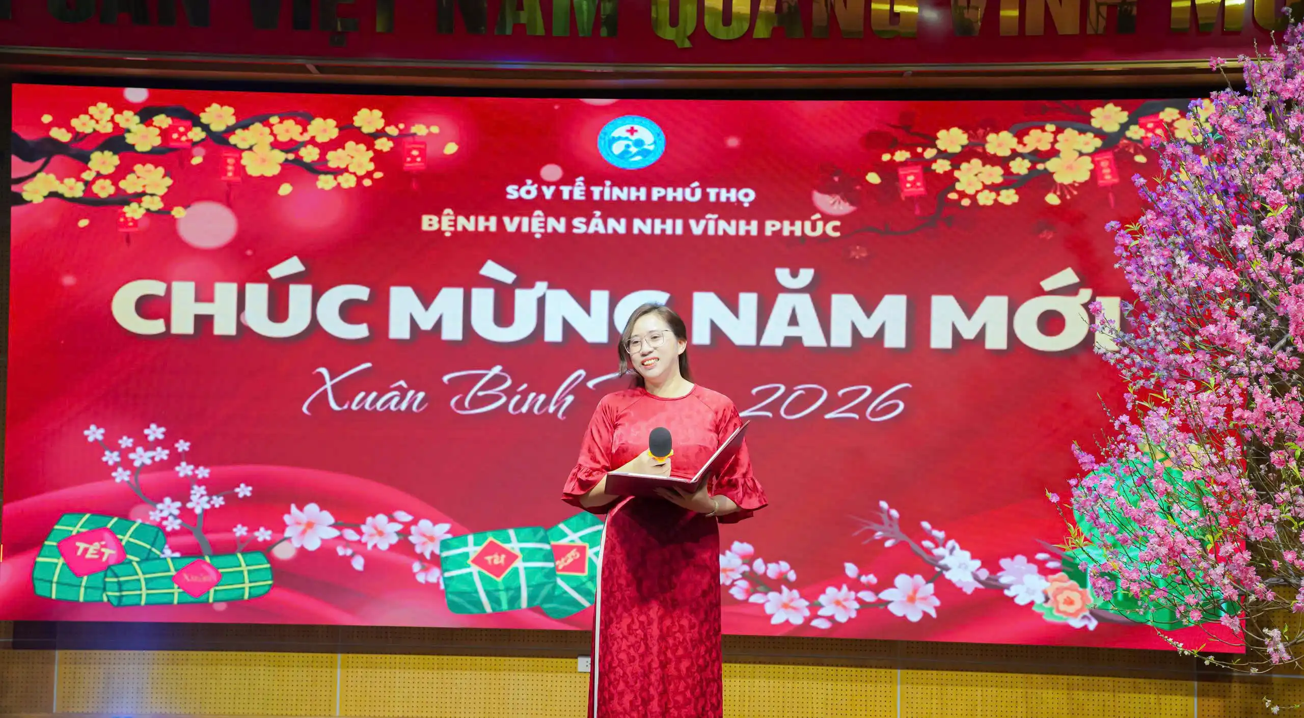 Xuân Bính Ngọ 2026 - Lan tỏa yêu thương tại Bệnh viện Sản Nhi Vĩnh Phúc 2 Văn nghệ chào mừng