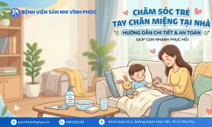 Chăm sóc trẻ tay chân miệng tại nhà
