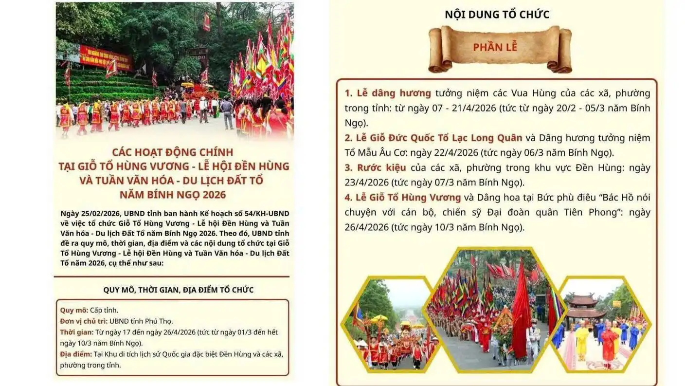 Du lịch Đất Tổ 2026 – Hành trình về cội nguồn tại Lễ hội Đền Hùng 1 Phan le