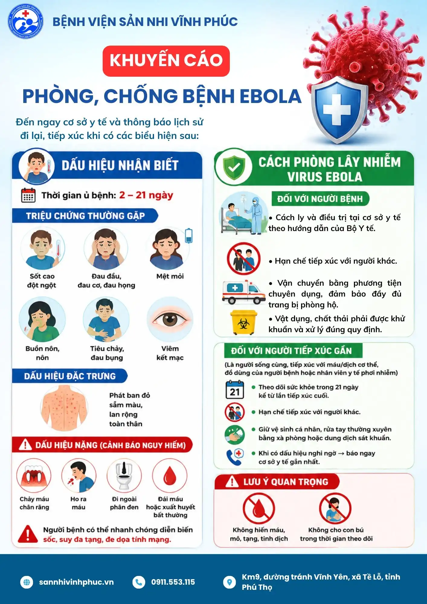 Khuyến cáo phòng, chống bệnh do virus Ebola - Bộ Y tế 2026 2 Khuyến cáo phòng chống bệnh ebola Bộ Y tế