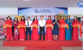 Khai trương Đơn nguyên Tiêm chủng Bệnh viện Sản Nhi Vĩnh Phúc 2026