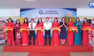 Khai trương Đơn nguyên Tiêm chủng Bệnh viện Sản Nhi Vĩnh Phúc 2026