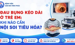 Đau bụng kéo dài ở trẻ em Khi nào cần nội soi tiêu hóa