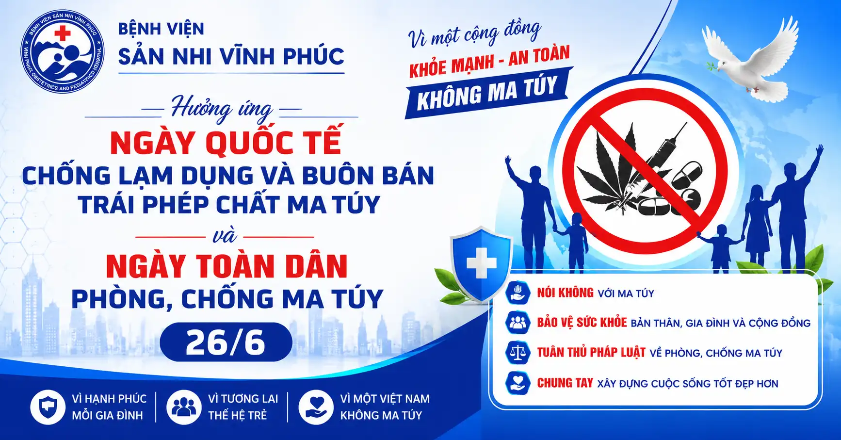 Hưởng ứng Ngày Quốc tế chống lạm dụng và buôn bán trái phép chất ma túy và Ngày toàn dân phòng, chống ma túy 26/6 1 Hưởng ứng Ngày Quốc tế chống lạm dụng và buôn bán trái phép chất ma túy và Ngày toàn dân phòng, chống ma túy 26_6