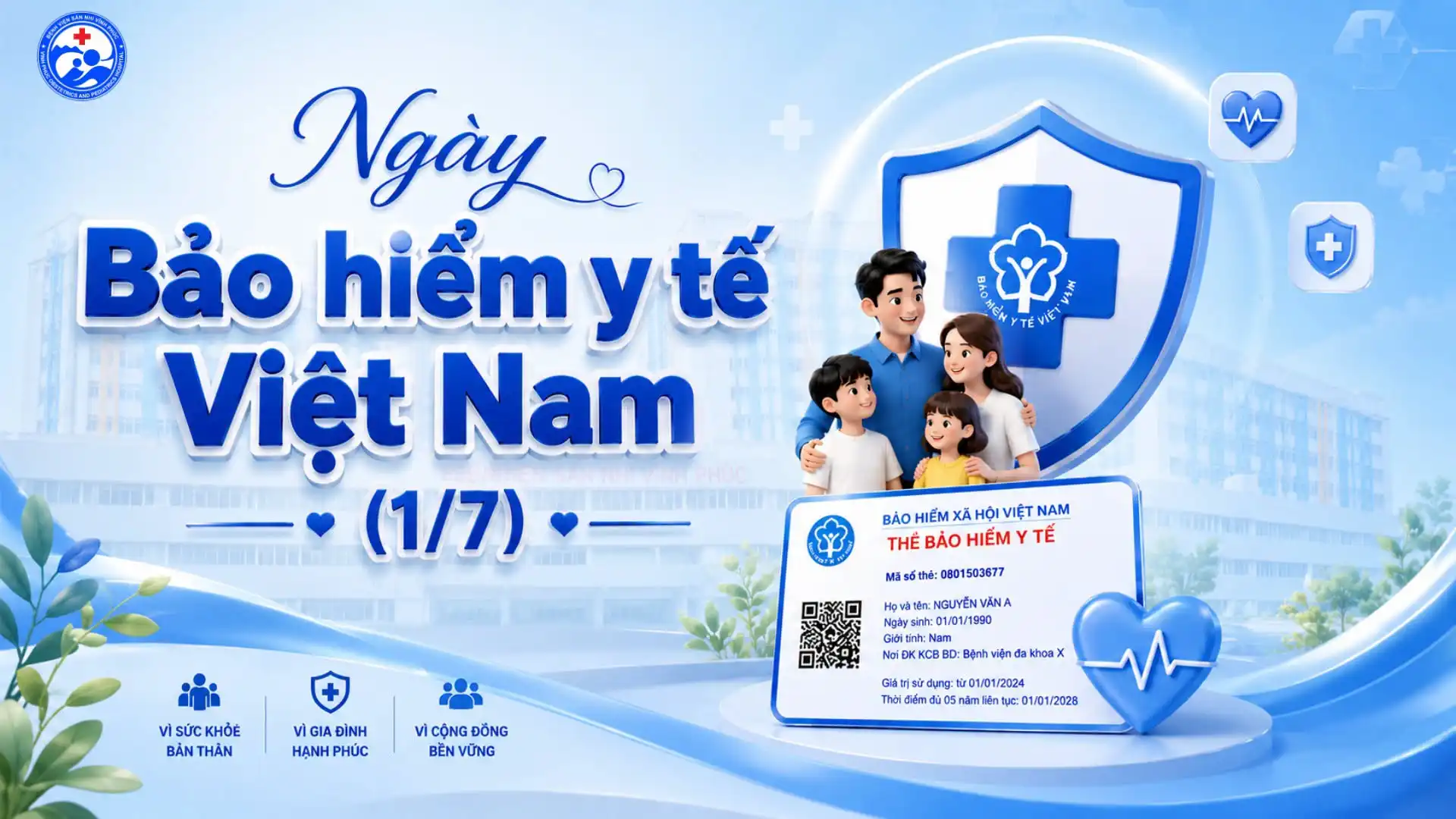Hưởng ứng Ngày Bảo hiểm y tế Việt Nam (01/7): Chung tay vì sức khỏe toàn dân – Lan tỏa giá trị nhân văn của chính sách bảo hiểm y tế 1 Hưởng ứng ngày Bảo hiểm y tế Việt Nam 01.07
