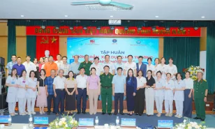 Tập huấn hướng dẫn xây dựng môi trường không khói thuốc tại Bệnh viện Sản Nhi Vĩnh Phúc năm 2026
