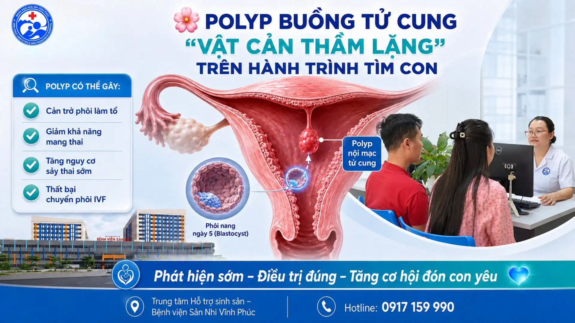 Polyp buồng tử cung – Vật cản thầm lặng khiến bạn chậm đón con yêu 1 Polyp buồng tử cung – Vật cản thầm lặng khiến bạn chậm đón con yêu