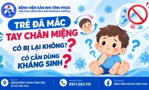 Trẻ đã mắc tay chân miệng có bị lại và có cần dùng kháng sinh không?